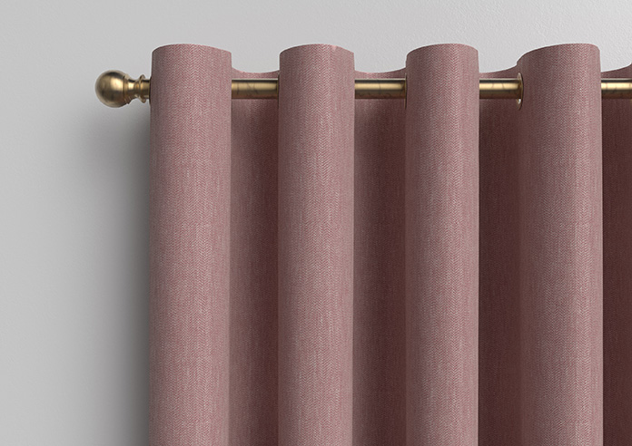 Delicate Chevron, Garnet - Made to Measure Curtains - Image 12